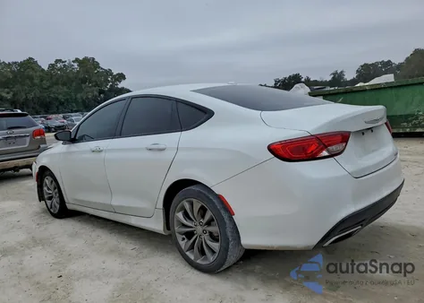 2015 Chrysler 200 S from USA, damaged, VIN 1C3CCCBG1FN581489